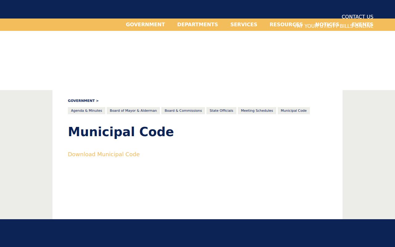 Giles County municipal warrant records, Pulaski municipal code access